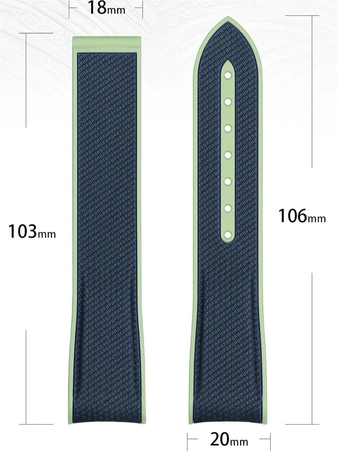 Rubber undeveloped sedimentation commonplace violinist Silicone Watchbands 20mm Watch Strap For Omega X Swatch Joint MoonSwatch celestial Sports Curved End watches Band KLVN 