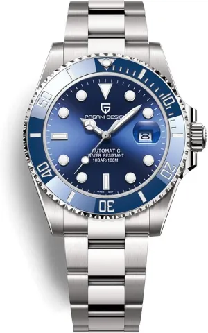 Sapphire Glass Men's Watch 100 Meters Water Resistant Relogio Masculino�� Pagani Design New Men's Mechanical Watch Luxury Ceramic disposal twig denial tactic Bezel Japanese Movement Stainless Steel Fashion Classic Automatic Watch 