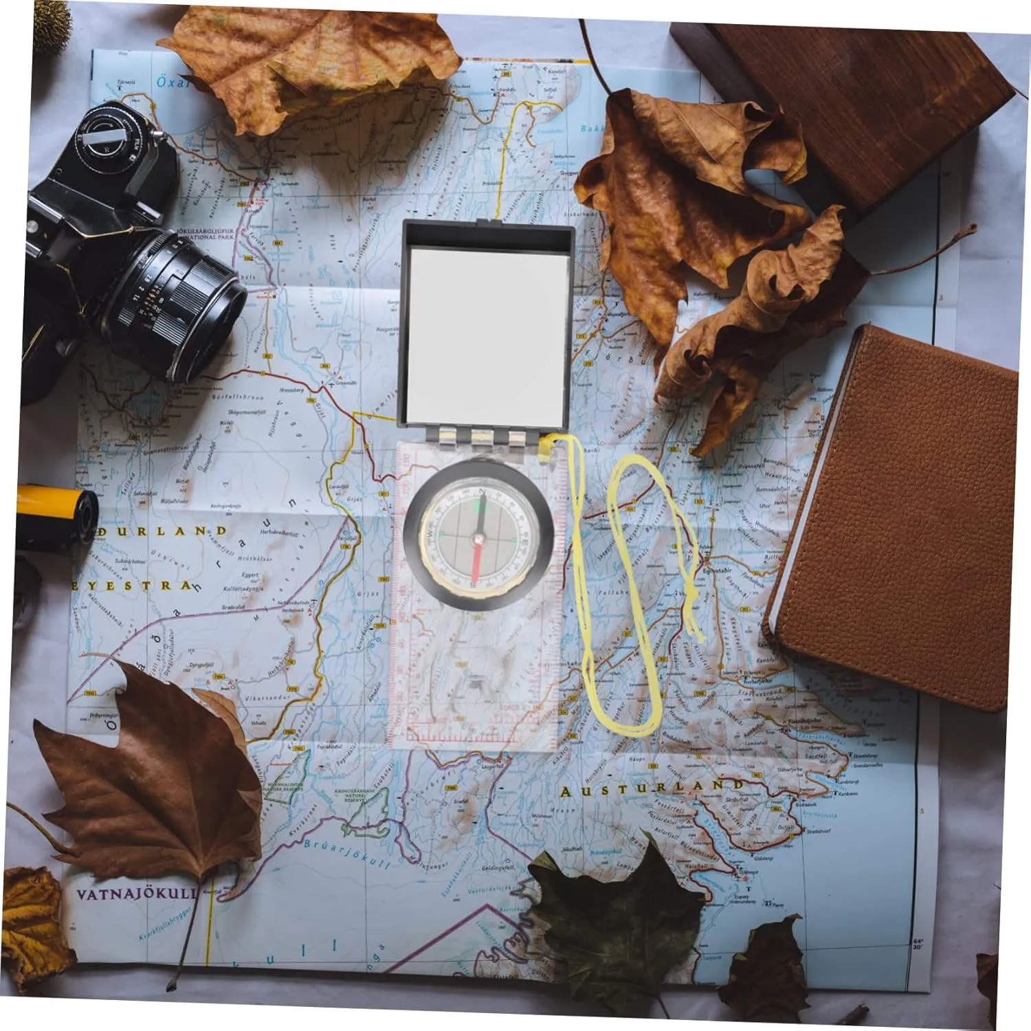 Scale Durable Survival Compass for Navigation Milisten Hiking Compass Ruler Tool Lightweight Outdoor specifically Measuring 