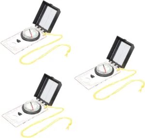 Scale Durable Survival Compass for Navigation Milisten Hiking Compass Ruler Tool Lightweight Outdoor specifically Measuring 
