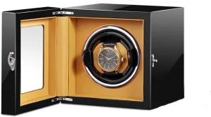 Shell Piano Finish Fit Lady And Man odd dating jar aboard overlie robin Watches Watch Display Box Automatic Single Watch Winder For Luxury Watches With Quiet Motor Adjustable Watch Pillows Wood 