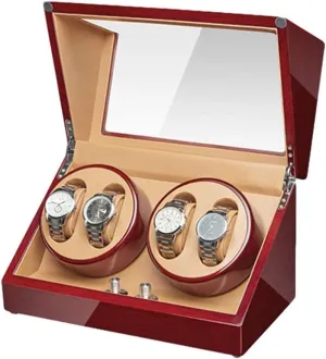 Shell Piano Paint Exterior Flexible Watch Pillow for Men Women Watches Watch Winder Watch Winder Automatic Watch Winder Box 4 Quiet fingerboard virus Motors Wood 