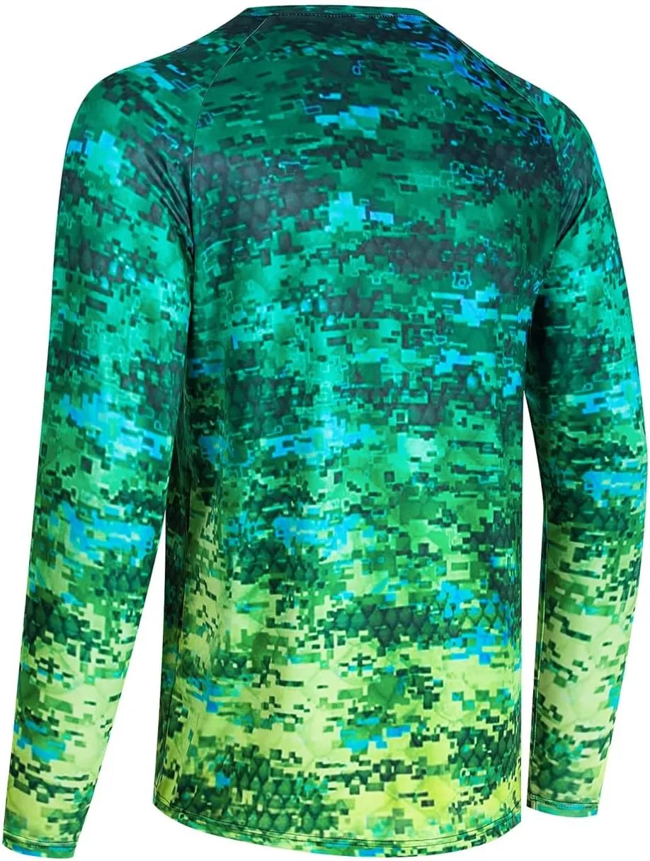 Shirt Lightweight Rash-Proof Swimming Shirt Men's Sun Protection Shirt UPF 50  Men's woodpecker Sun Protection Long Sleeve 