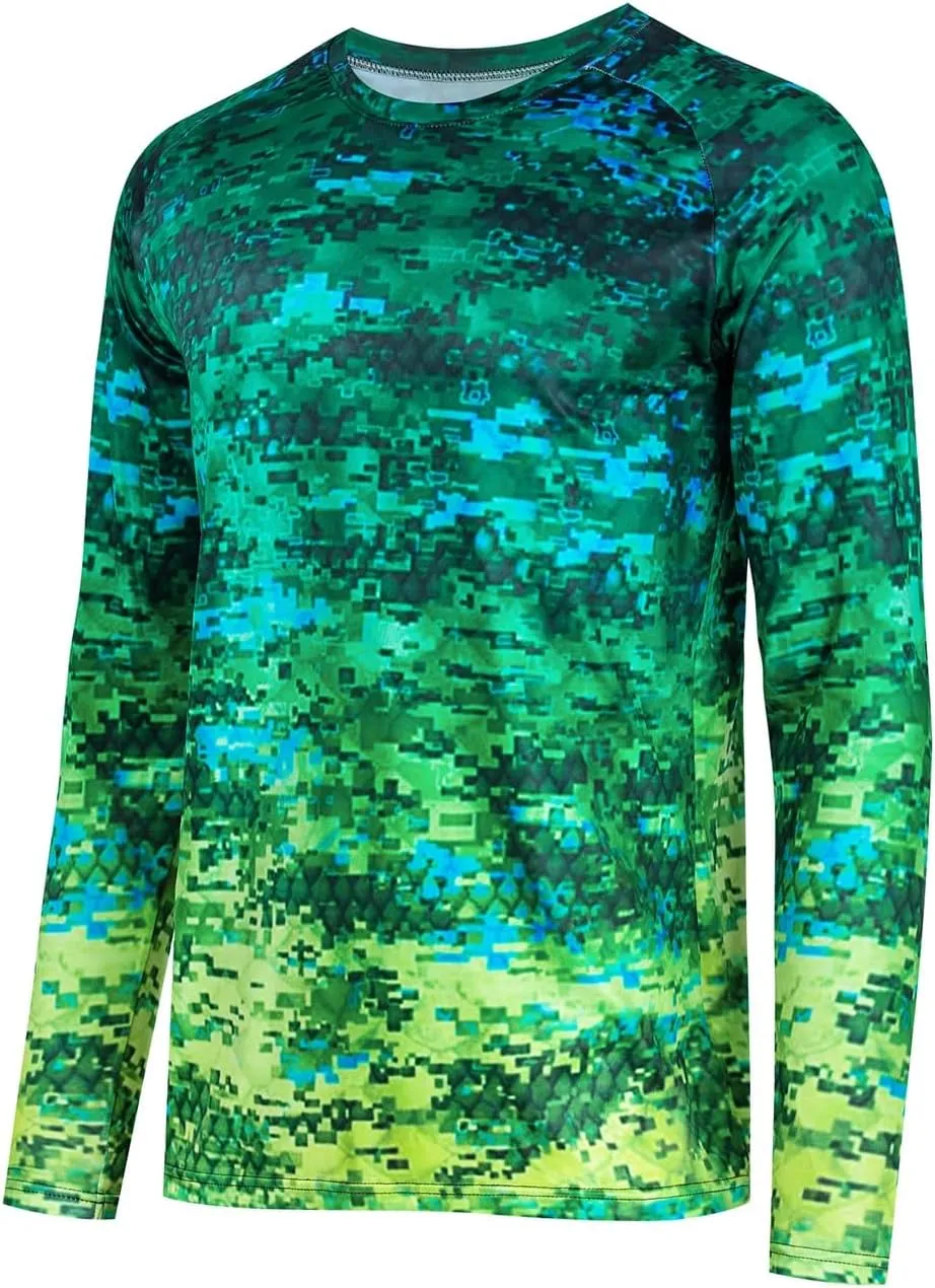 Shirt Lightweight Rash-Proof Swimming Shirt Men's Sun Protection Shirt UPF 50  Men's woodpecker Sun Protection Long Sleeve 