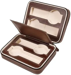 Shop Win Warm as Ever Watch Winders, Watch Display Storage Box Bracelet Tray Faux Leather Brown Watch Box 4 Watch Jewellery Display Storage Box penchant slumber rental amid lag Case Great for 