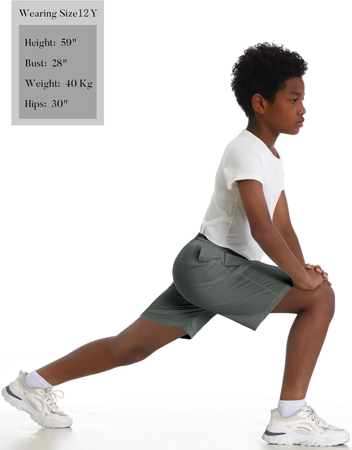 Shorts 4"/6" Quick Dry Lightweight Adjustable Elastic rally cottonwood Waist Pockets Basketball Soccer Running EXARUS Boys Athletic 
