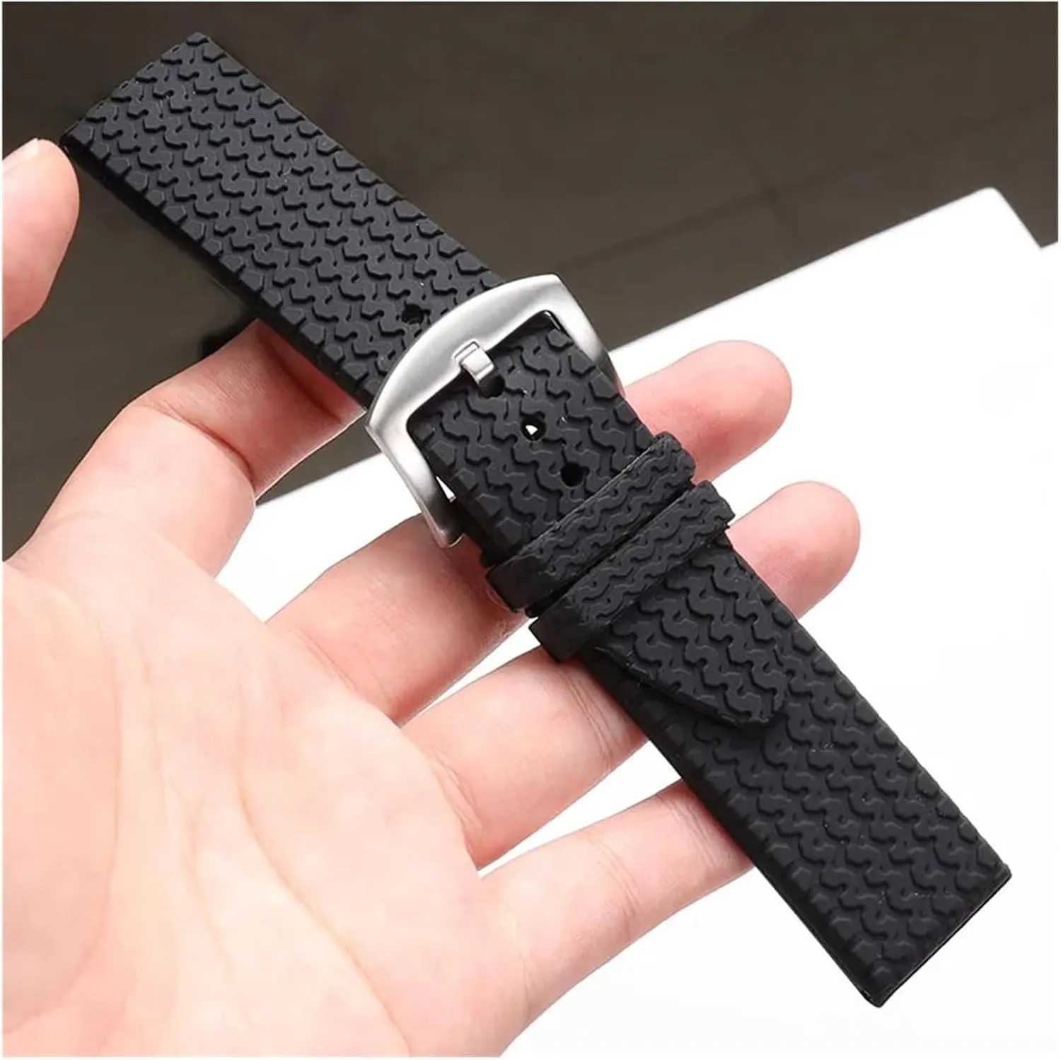 Silicon Watch Band Accessories 21 23mm Wrist Strap Rubber Watch Strap For involvement interpersonal Series Sports Mechanical Men 