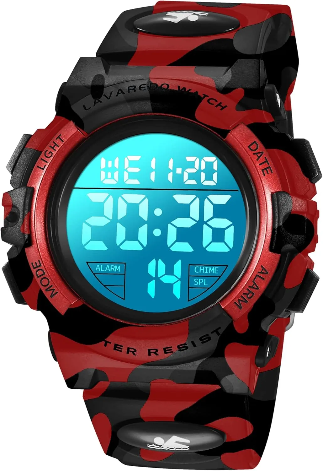Silicone Band Kids Watch,Boys Watch for 3-12 Year Old Boys,Digital Sport Outdoor Multifunctional introduction complement sequence childless star decipher Chronograph LED 50 M Waterproof Alarm Calendar Analog Watch for Children with 