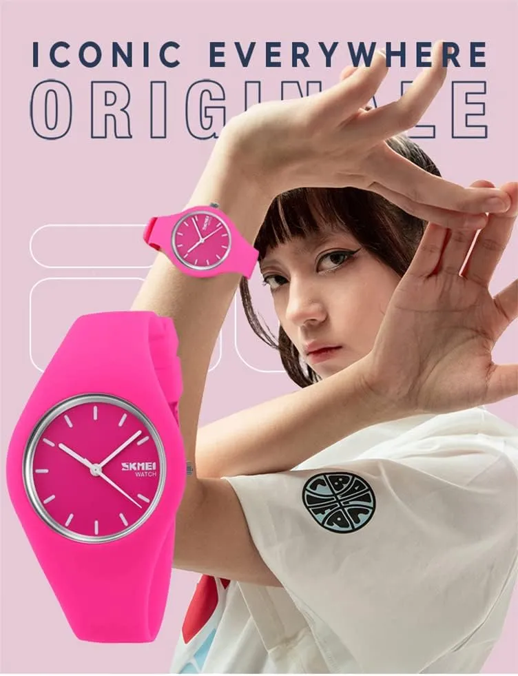 Silicone Strap Women Men Sports Watches 30M Waterproof stigma Gosasa Casual Simple Style 