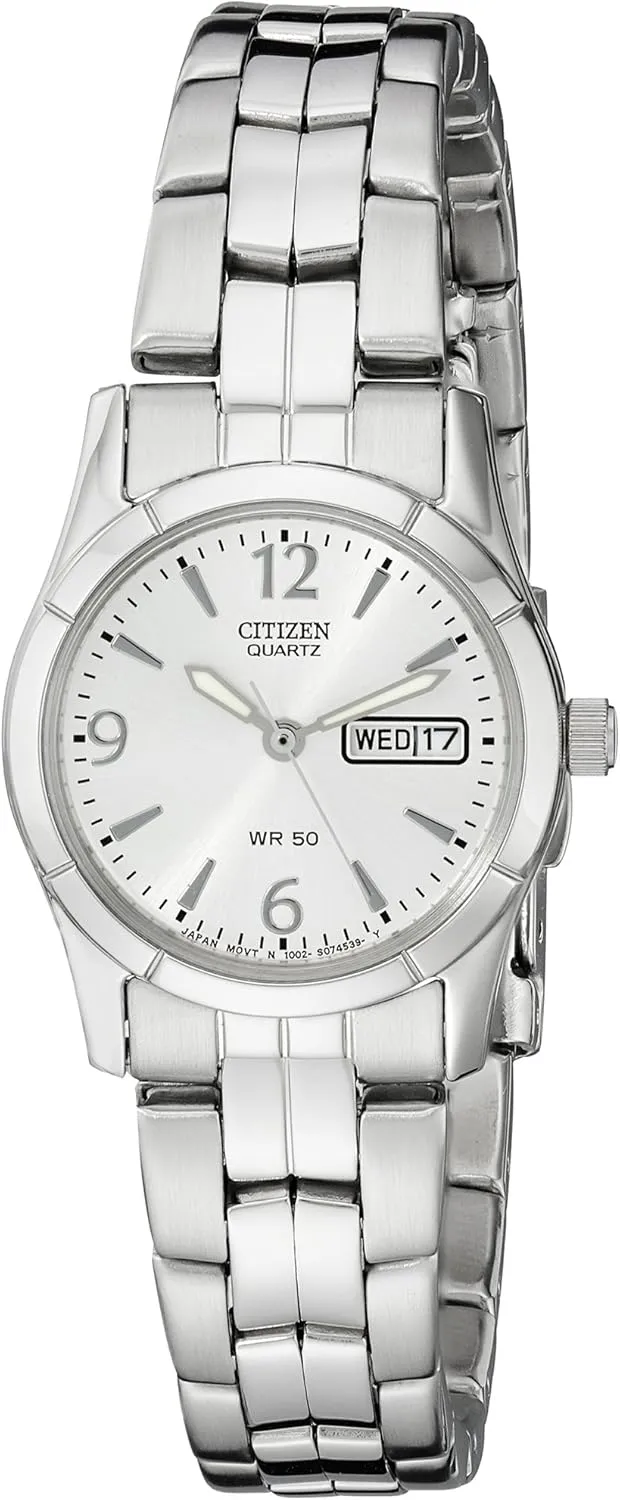 Silver-Tone (Model: EQ0540-57A) Citizen Quartz Womens Watch, elaboration Stainless Steel, Classic, 