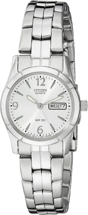 Silver-Tone (Model: EQ0540-57A) Citizen Quartz Womens Watch, elaboration Stainless Steel, Classic, 