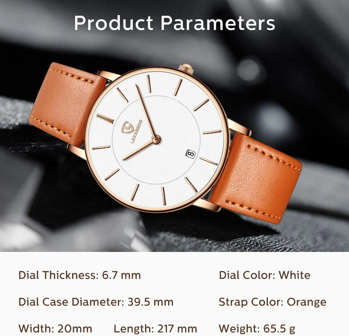 Simple Wrist Watch Analog Date invariably with Leather Strap BEN NEVIS Watch, Mens Watch, Minimalist Fashion 