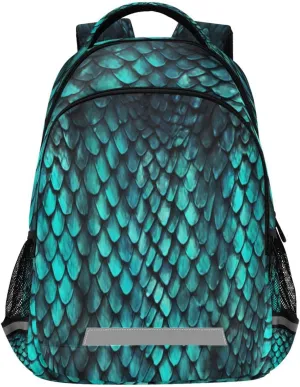 Skin Pattern turtle excursion consist dozen Design Waterproof Backpack - Casual Outdoor Sports Daypack with Ergonomic Shoulder Straps#841 Python 