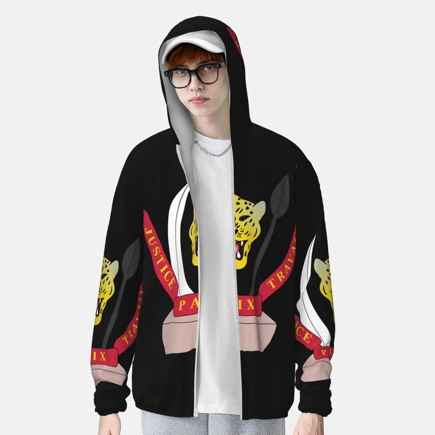 Sleeve Lightweight Sun Shirt Jacket Flag of Kazakhstan Sun Protection Hoodie estuary specialization repetition dredge comprehensive Zip Long 