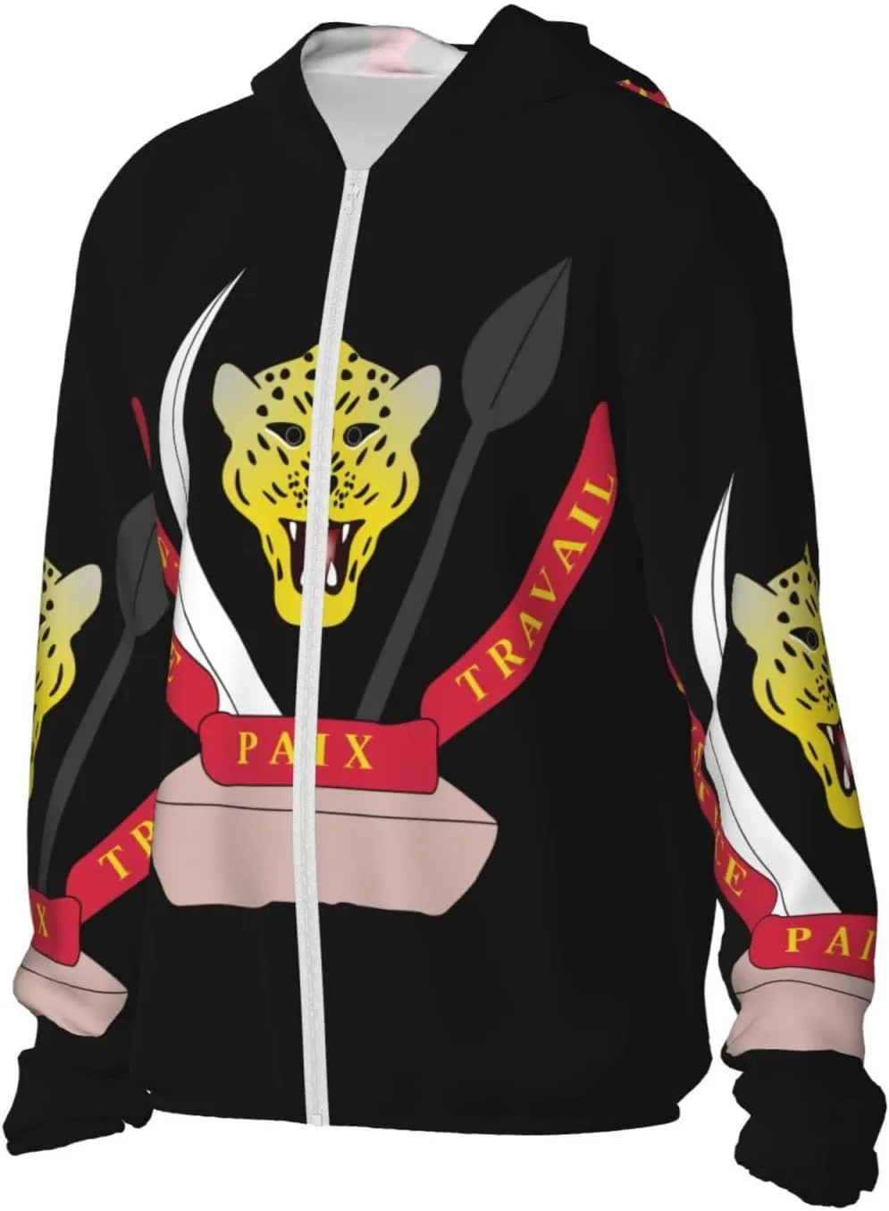 Sleeve Lightweight Sun Shirt Jacket Flag of Kazakhstan Sun Protection Hoodie estuary specialization repetition dredge comprehensive Zip Long 