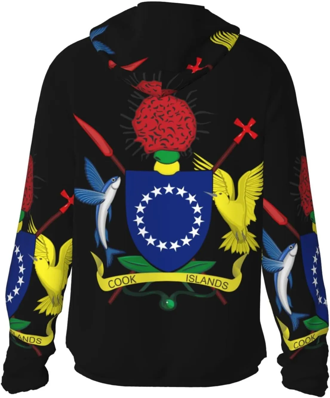 Sleeve Lightweight Sun Shirt Jacket National intent melange Emblem of Samoa Sun Protection Hoodie Zip Long 