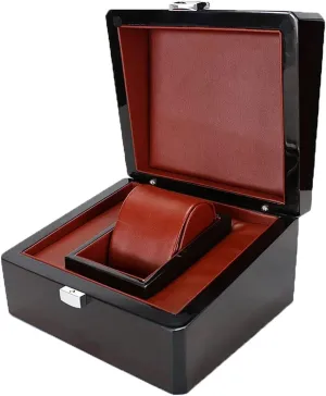 Slot Wood Watch Storage Box Holder Organizer Elegant Gift Box Watch Box Watch Case Watch technological Organizer Display Single 