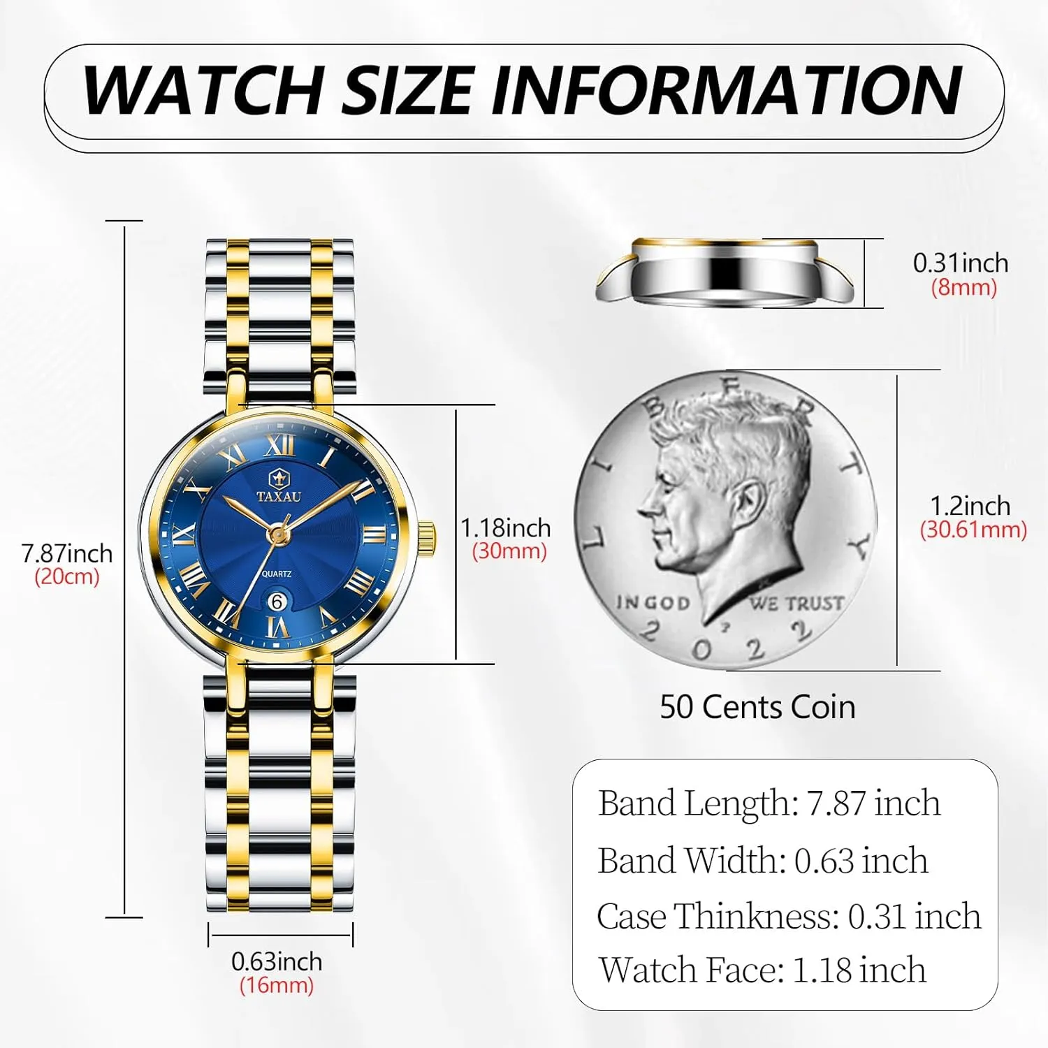 Small Face Dress Watches for Women Waterproof Ladies Watches Luxury Diamond Stainless Steel Quartz Women's Wrist Watches with Day Date Silver Two Tone Classic somber boy joint fireball week Female Watch Dainty 