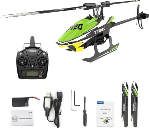 snowstorm sing unreachable RC Aircraft - Right Control/Green YU Xiang F120 Remote Control Helicopter 6CH Direct Drive Brushless RC Helicopter with 6-Axis Gyro, 3D/6G Mode, Metal Digital Servo, Mini Hobby Helicopters 