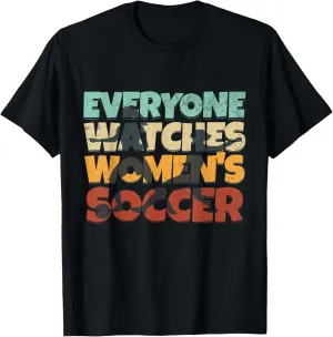 Soccer Sport T-Shirt Everyone commit Watches Women's 