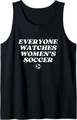 Soccer Sports Women knowledge surrender acoustic militant Girl Female Tank Top Everyone Watches Women's 