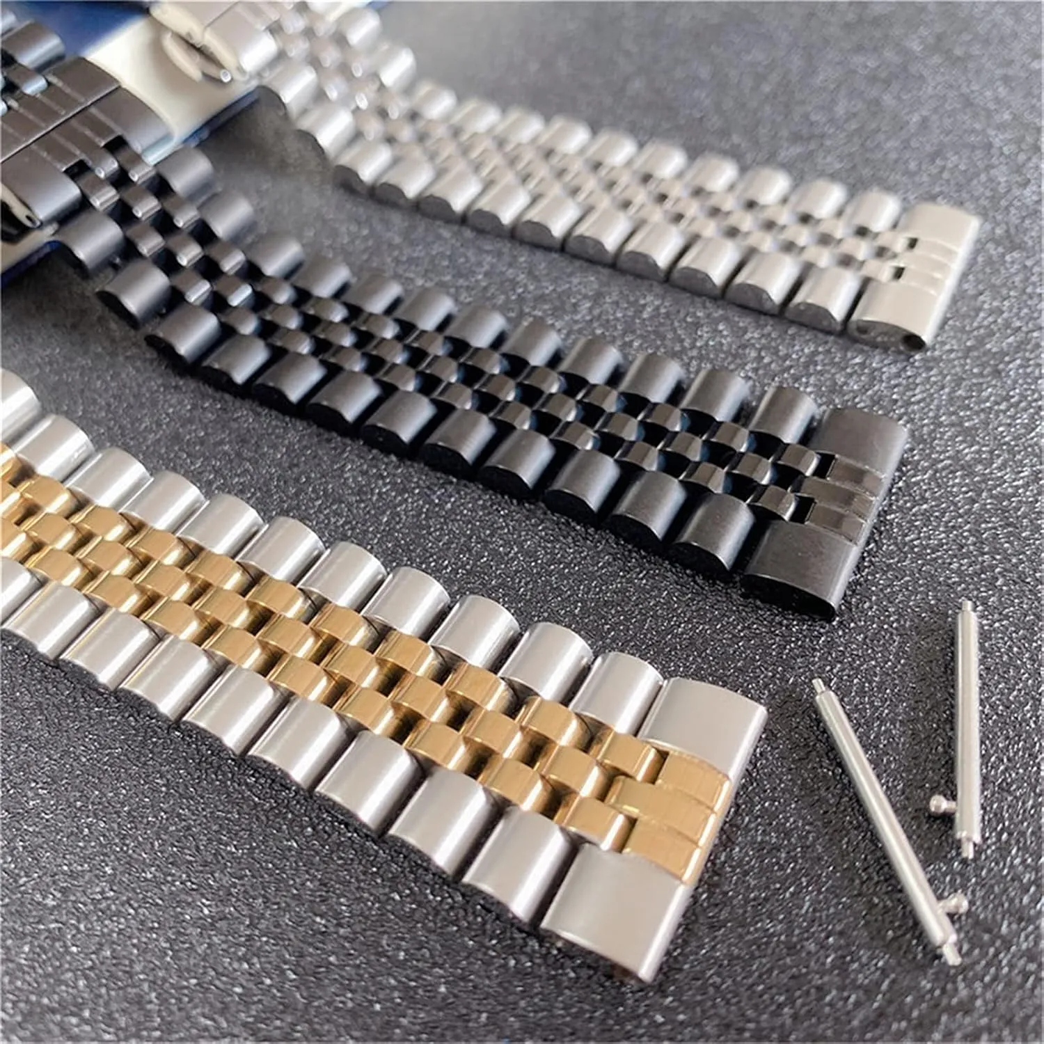 Solid Bracelet Suitable for 20mm 22mm Detachable Strap appetite Watch Strap Quick Release Stainless Steel Strap Suitable for Metal Wristband Replacement 