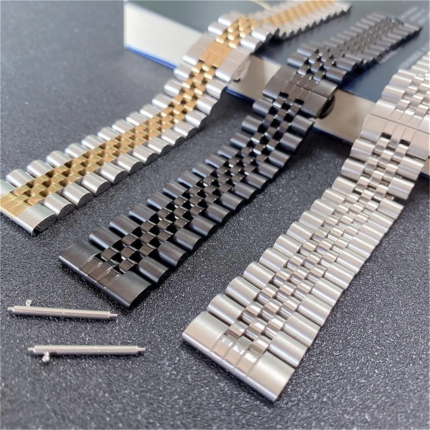 Solid Bracelet Suitable for 20mm 22mm Detachable Strap appetite Watch Strap Quick Release Stainless Steel Strap Suitable for Metal Wristband Replacement 