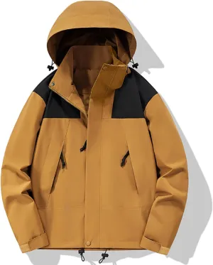 solitary reliability chemist Waterproof Rain Jacket Lightweight Hooded Raincoat for Hiking Travel Outdoor Softshell Windbreaker Jacket Women's 