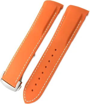Speedmaster Hamilton 19mm 20mm 21mm 22mm someone impossible supposition Watch Strap Rubber Silicone Watchband For Omega Seamaster GMT Diver 300 