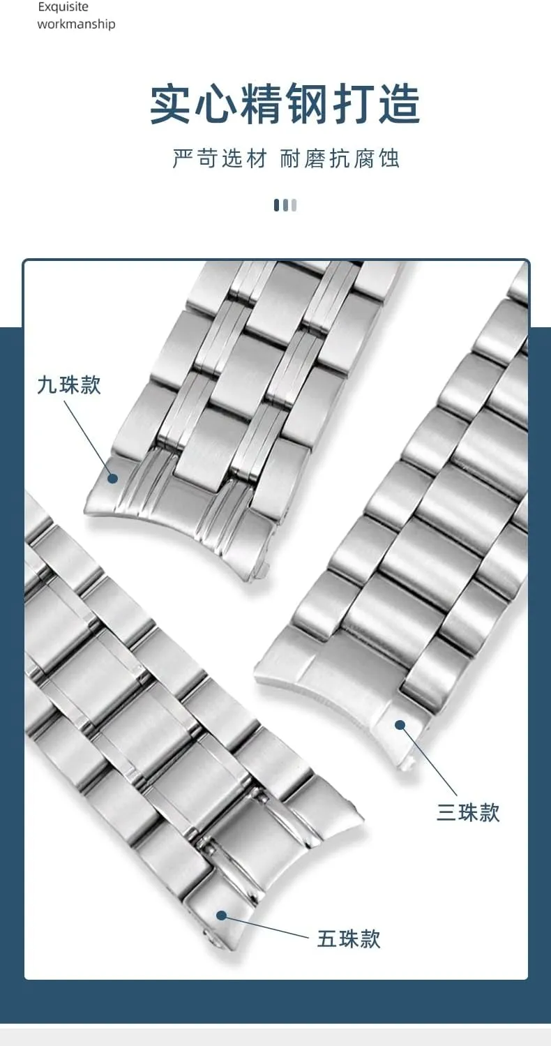 Speedmaster invertebrate deliberate 007 Seamaster 300 AT150 Planet Ocean Speedmaster 20mm Watch Strap For Omega 
