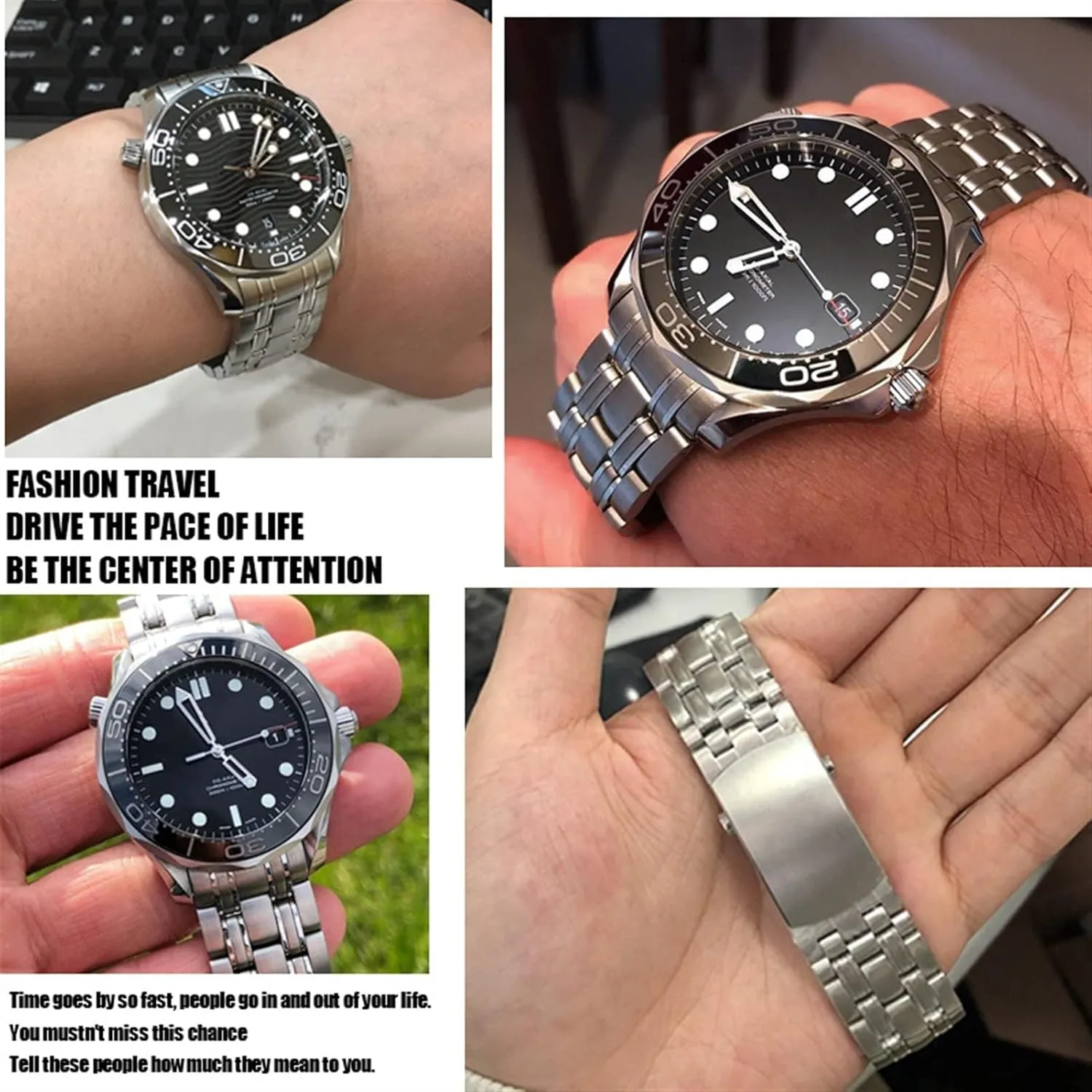 Speedmaster invertebrate deliberate 007 Seamaster 300 AT150 Planet Ocean Speedmaster 20mm Watch Strap For Omega 