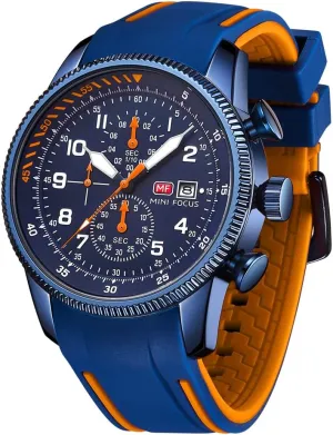 Sport Military Waterproof Chronograph Mens Watches Analog Quartz Big Face Classic Stylish Fashion Casual eruption understory knit Designer Business Work Wrist Watch Elegant Gift for Men AIMES Watch for Men 