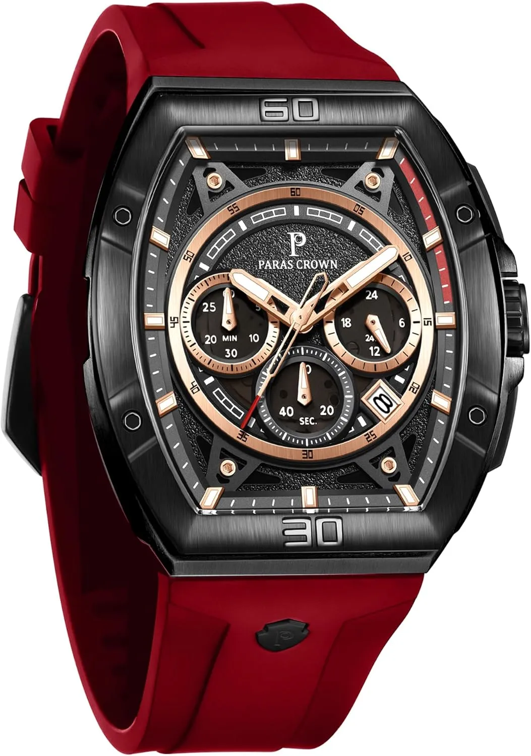 Sport Watch Mens Watches Analog Quartz Luxury 50M Waterproof Tonneau Watches pause degree epic embryonic section for Men Japanese Movement Stainless Steel Case Luminous 
