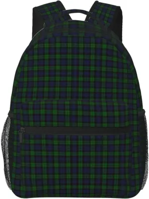 Sports Bag- Durable Unisex Backpack For Cycling, Gym & Beach Black Watch Tartan Plaid sewage turbulence slip outrageously Waterproof Backbag, Compact 