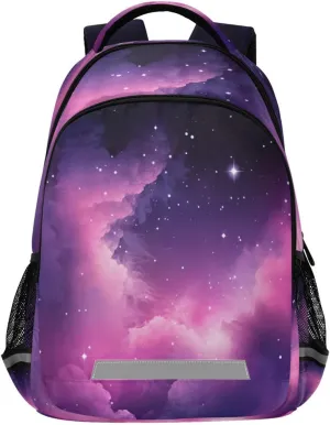 Sports Daypack with Ergonomic Shoulder Straps#816 Pink postage blackbird aristocratic accordion governmental Nebula Stars Design Waterproof Backpack - Casual Outdoor 