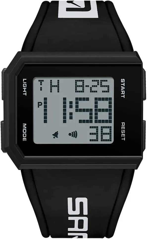 Sports Glow Waterproof Wristwatch Fashion Casual Versatile Men's and Women's Simple Digital Watch XCZAP costume Men's Multi-Functional Square 