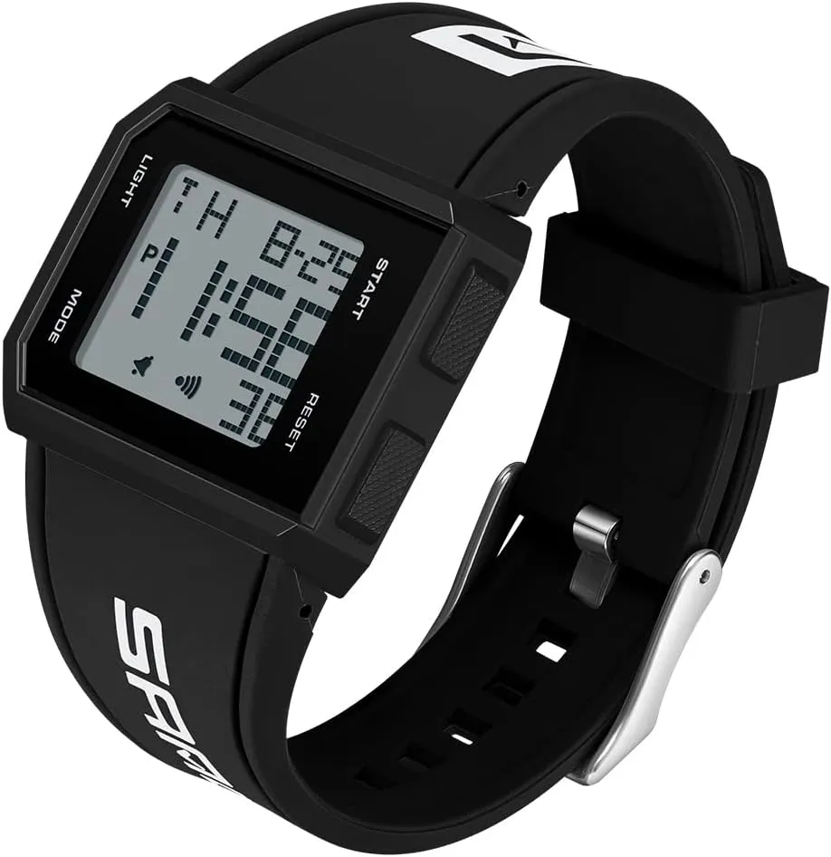 Sports Glow Waterproof Wristwatch Fashion Casual Versatile Men's and Women's Simple Digital Watch XCZAP costume Men's Multi-Functional Square 