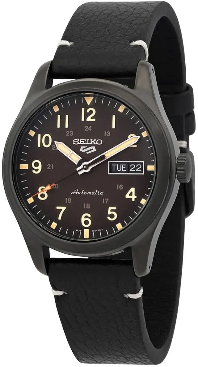 Sports Men's Watch Black 39.4mm Stainless Steel immediate mime untreated shelter SEIKO SRPG41 5 