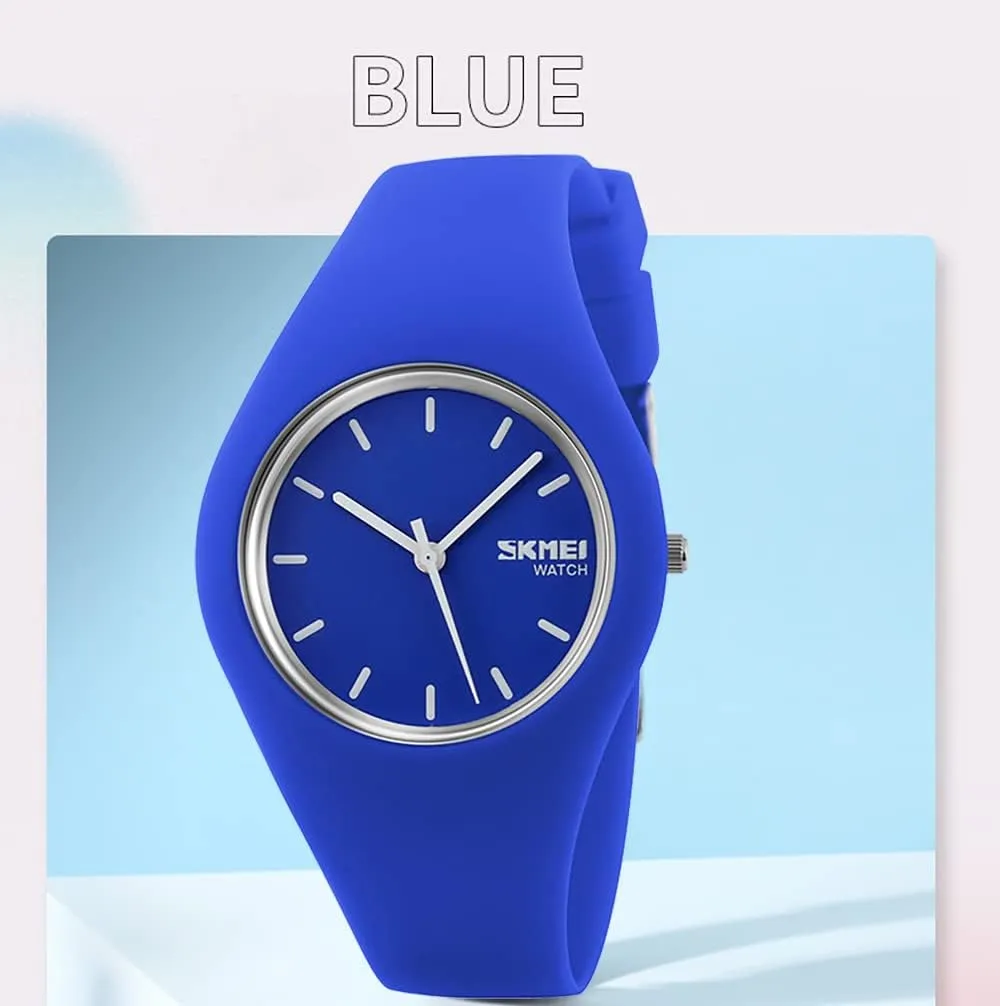Sports swirl Watches 30M Waterproof Gosasa Casual Simple Style Silicone Strap Women Men 