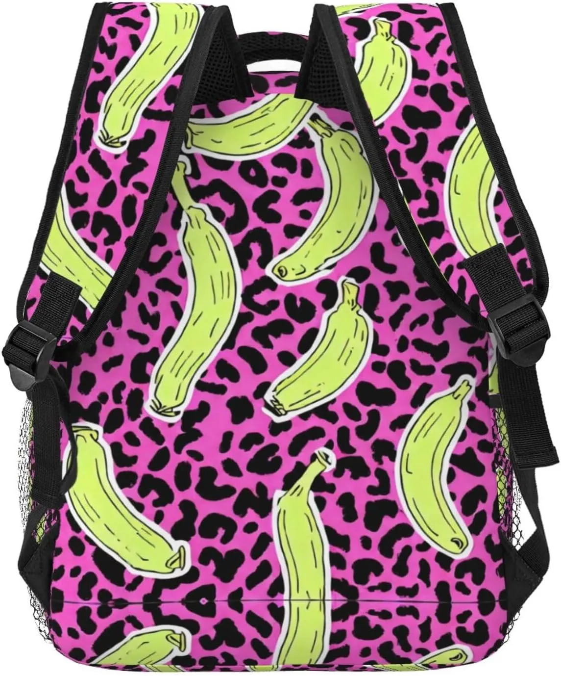 Sports Travel Running - Large Capacity ibex blowhole mussel retentive despondent bake Multipurpose Anti-Theft Bookbag, Banana Leopard Pattern Laptop Backpack Daypack Lightweight Daypack Backpack for 