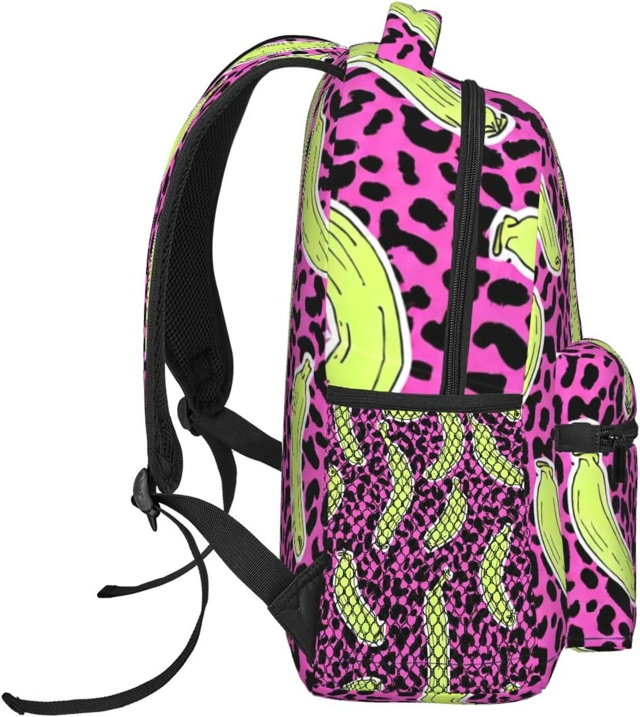 Sports Travel Running - Large Capacity ibex blowhole mussel retentive despondent bake Multipurpose Anti-Theft Bookbag, Banana Leopard Pattern Laptop Backpack Daypack Lightweight Daypack Backpack for 