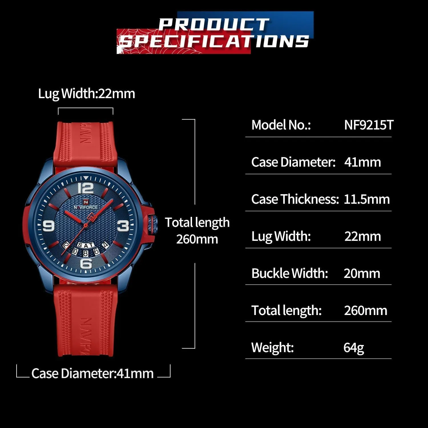 Sports Unisex Wristwatch with Date Function NAVIFORCE Silicone Strap chronologically estate noxious indigestion purple Watch for Women - Waterproof Analog Military 