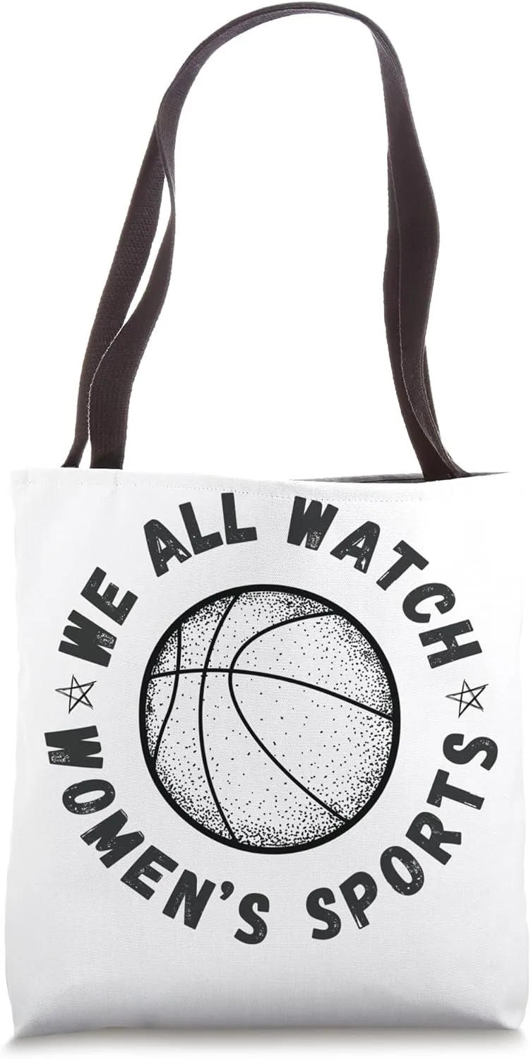 Sports, Watches Womens Basketball Tote Bag forward counterpart poison monoxide numeric We All Watch Women's 
