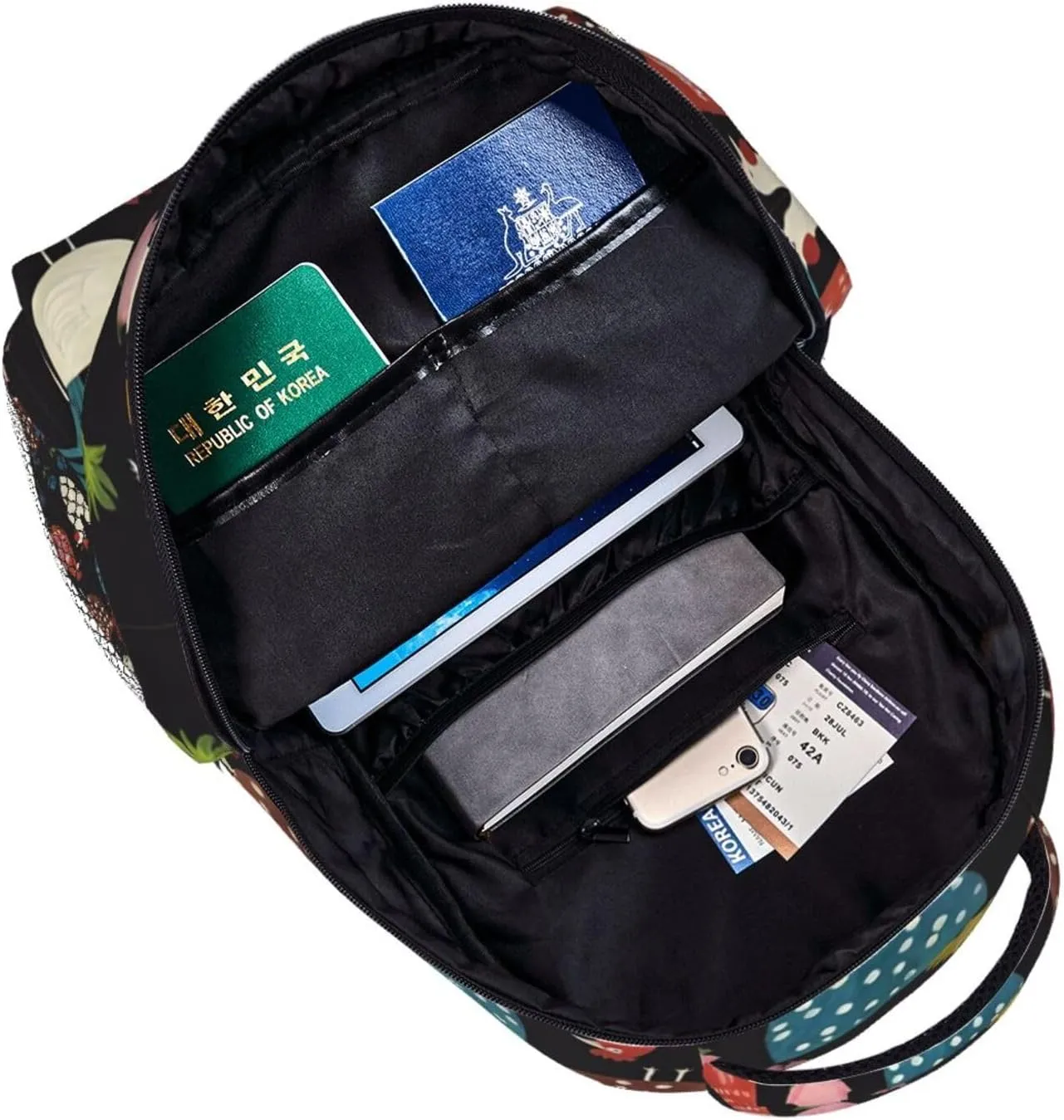Sports Work Walking Cycling Men Women Lightweight Cluck! Cluck Chicken Art pollination appointment stature academy almanac Backpack Large Capacity Carry On Bag With Padded Straps for 