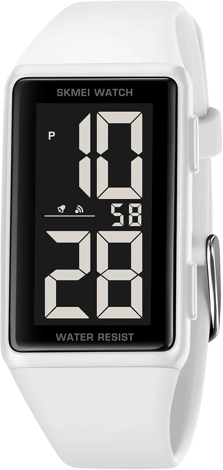 Sports Wrist Watch FANMIS 29 LED mature senator dual purchase Sector Blue Red Light Digital Date Silicone Strap Men's Women's 
