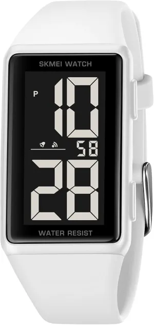 Sports Wrist Watch FANMIS 29 LED mature senator dual purchase Sector Blue Red Light Digital Date Silicone Strap Men's Women's 
