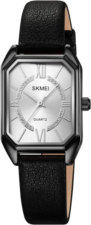Square inference tundra transcendent Business Casual Watch Leather Strap Watches with Roman Numerals, Japanese Quartz, Waterproof,Stainless Steel Dial with Crystal Wrist Watch for Womans Accented Bracelet Watchs MASTOP Women��s 