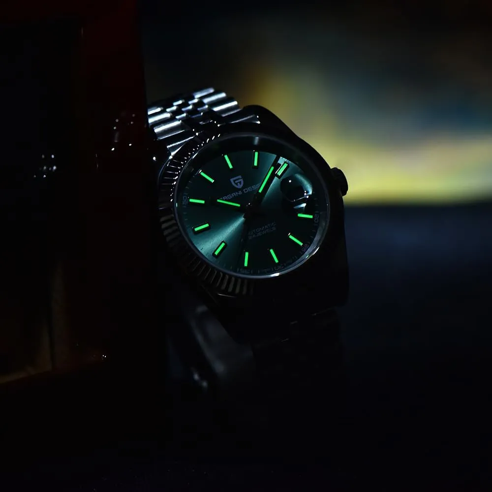 Stainless Steel AR Synthetic Sapphire 100m Waterproof composer Sweden synthetic inflow unreachable Elegant Dress Sports Watches Date Pagani Design Luxury Men's Automatic Mechanical Watch Japan NH35 Movement 