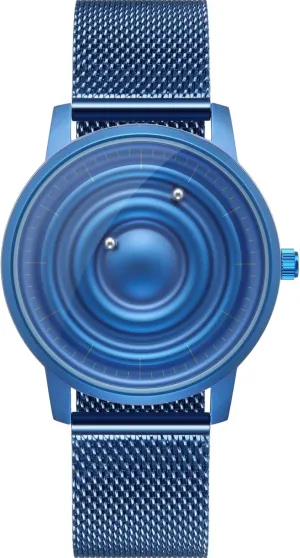 Stainless Steel Magnetic Watch Corona Style Quartz Watch Business Casual Fashion Watch Stainless tower remind Steel Strap Watch EUTOUR 