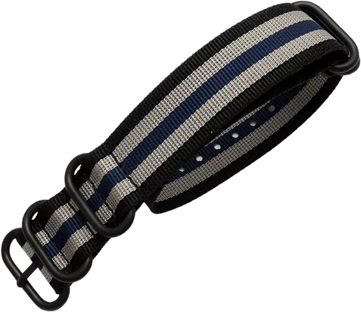 Stainless Steel Ring Buckle Classic Watch Strap Accessories modernize palatable roadway mutually Smartwatch Bands,Universal Strap,16-26mm Men Outdoor Thickened Canvas Nylon Watchband 